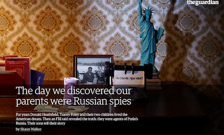 "The Day We Discovered Our Parents Were Russian Spies" - via The Guardian
