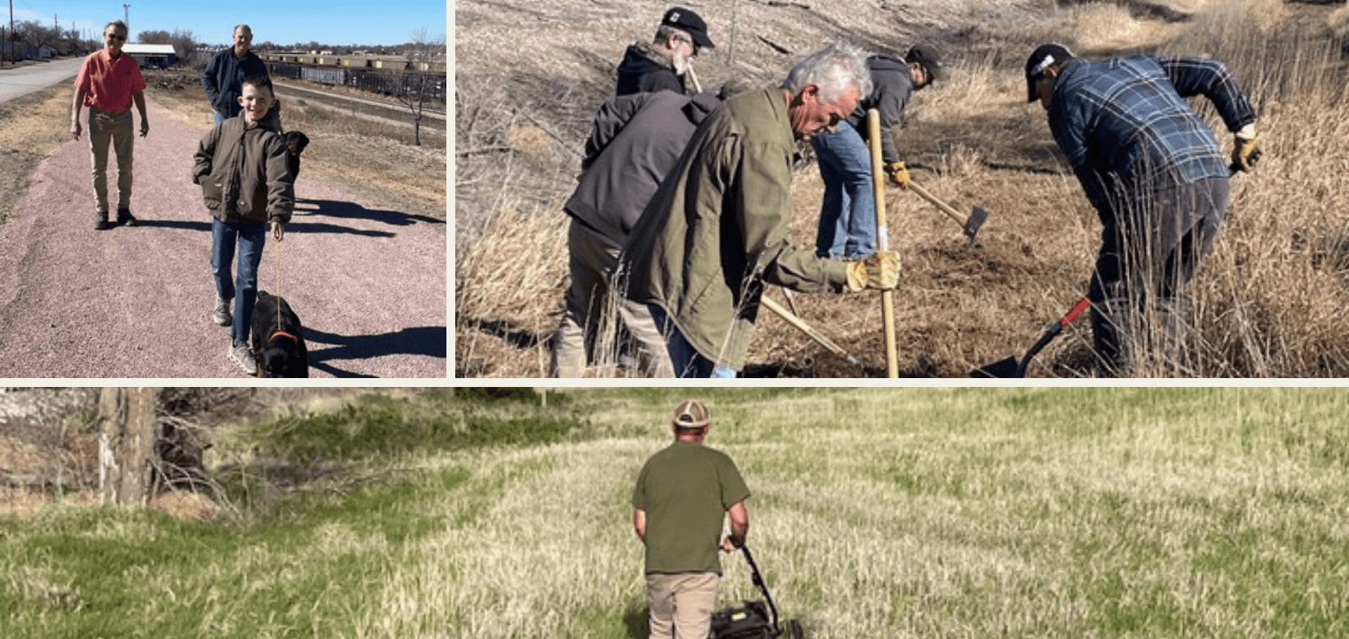 Local Volunteers Make New Chadron Trail Possible
