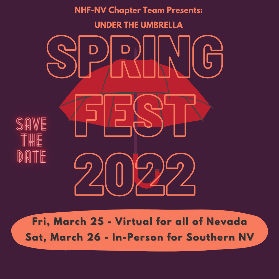 NHF NV Chapter Team Presents Spring Fest Save the Date