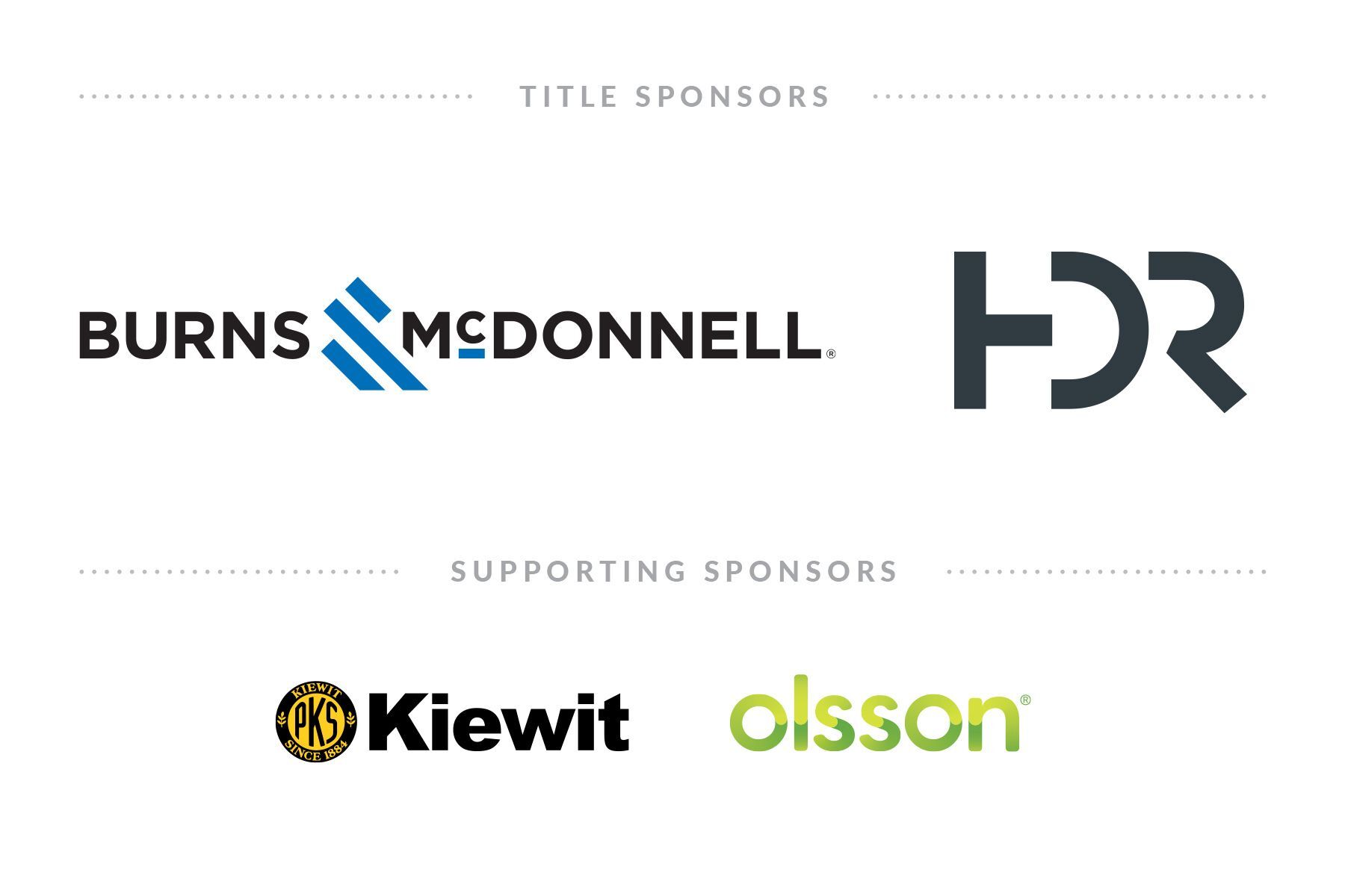 Title & Supporting Sponsors