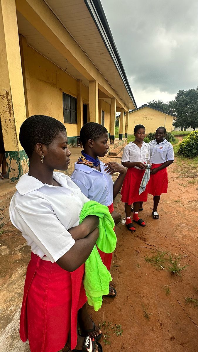 Students in four NUWAY schools in Awa