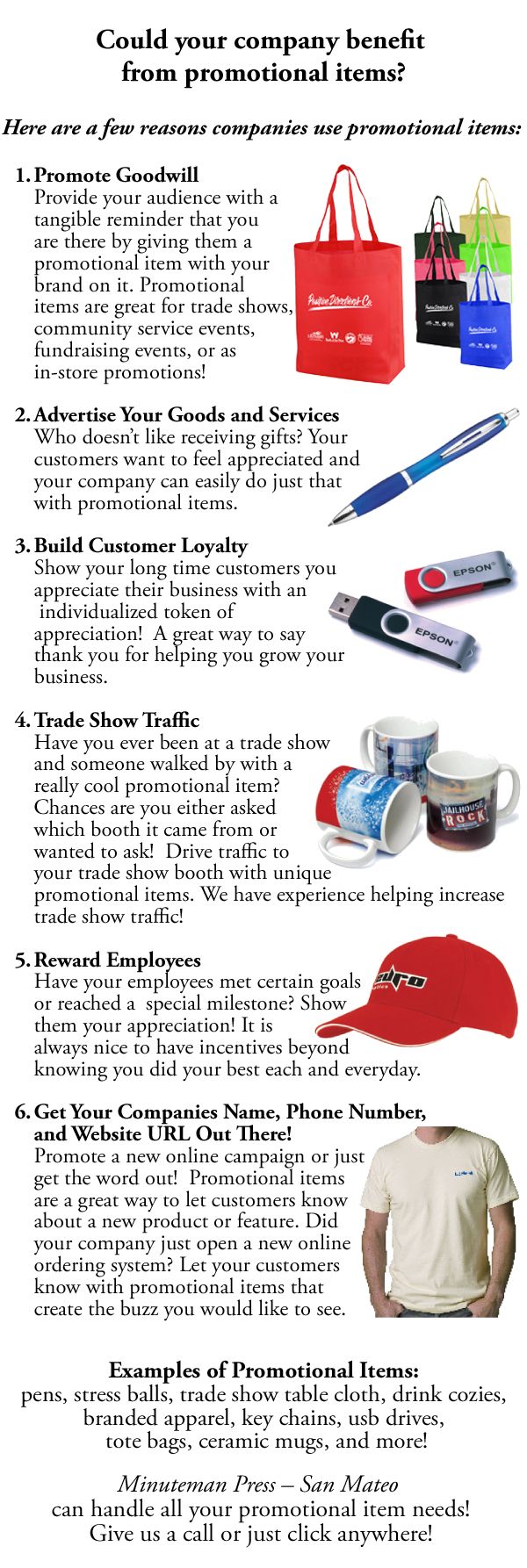 promotional products page