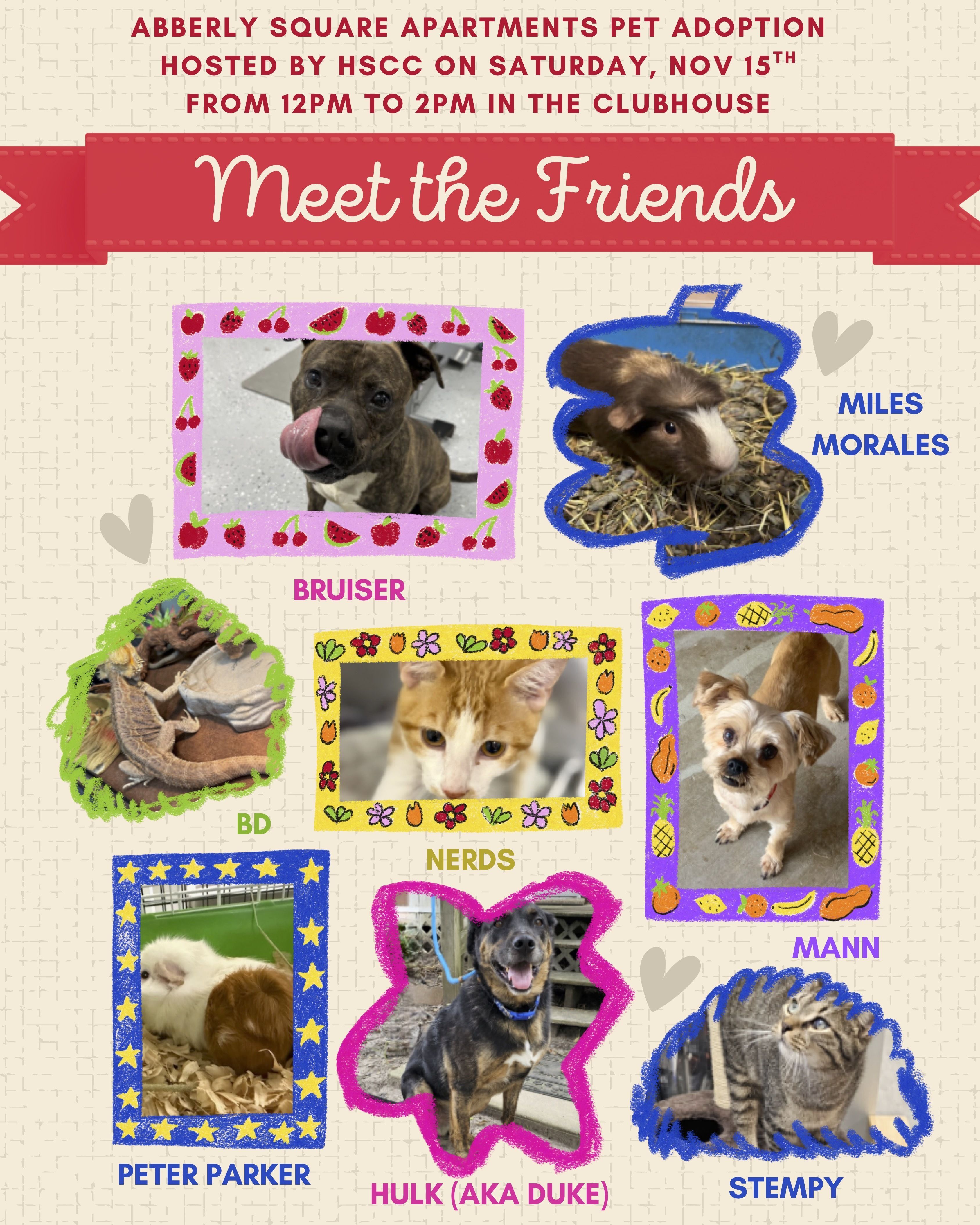 Adoption Event at Abberly Square Apartments