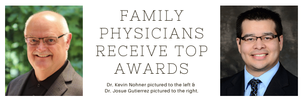 Family Physicians Receive Top Awards at Nebraska Medical Association's 2020 Virtual Annual Meeting