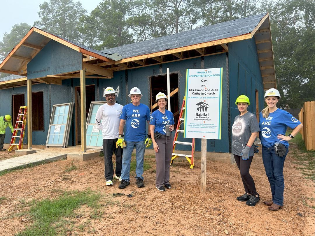 Construction Volunteers Working