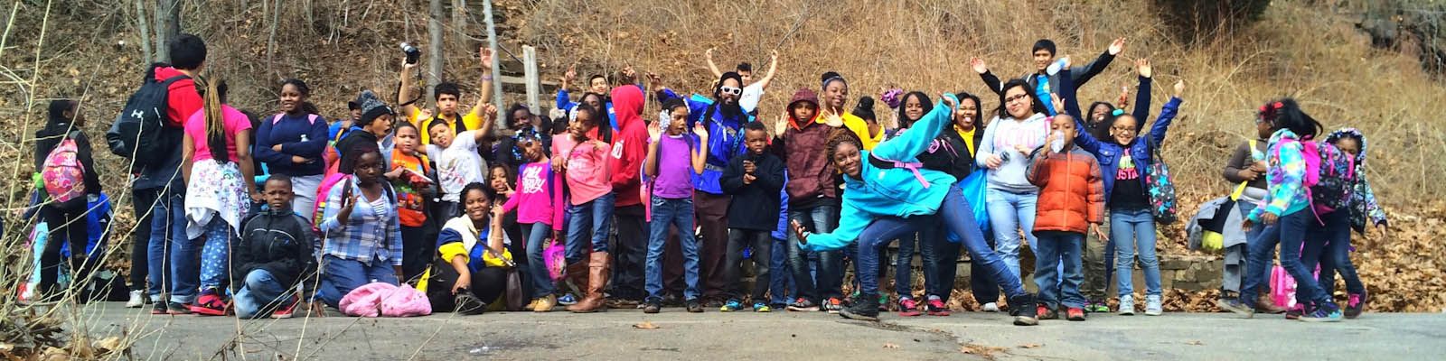 Hiking the Giant Steps in East Rock Park, New Haven