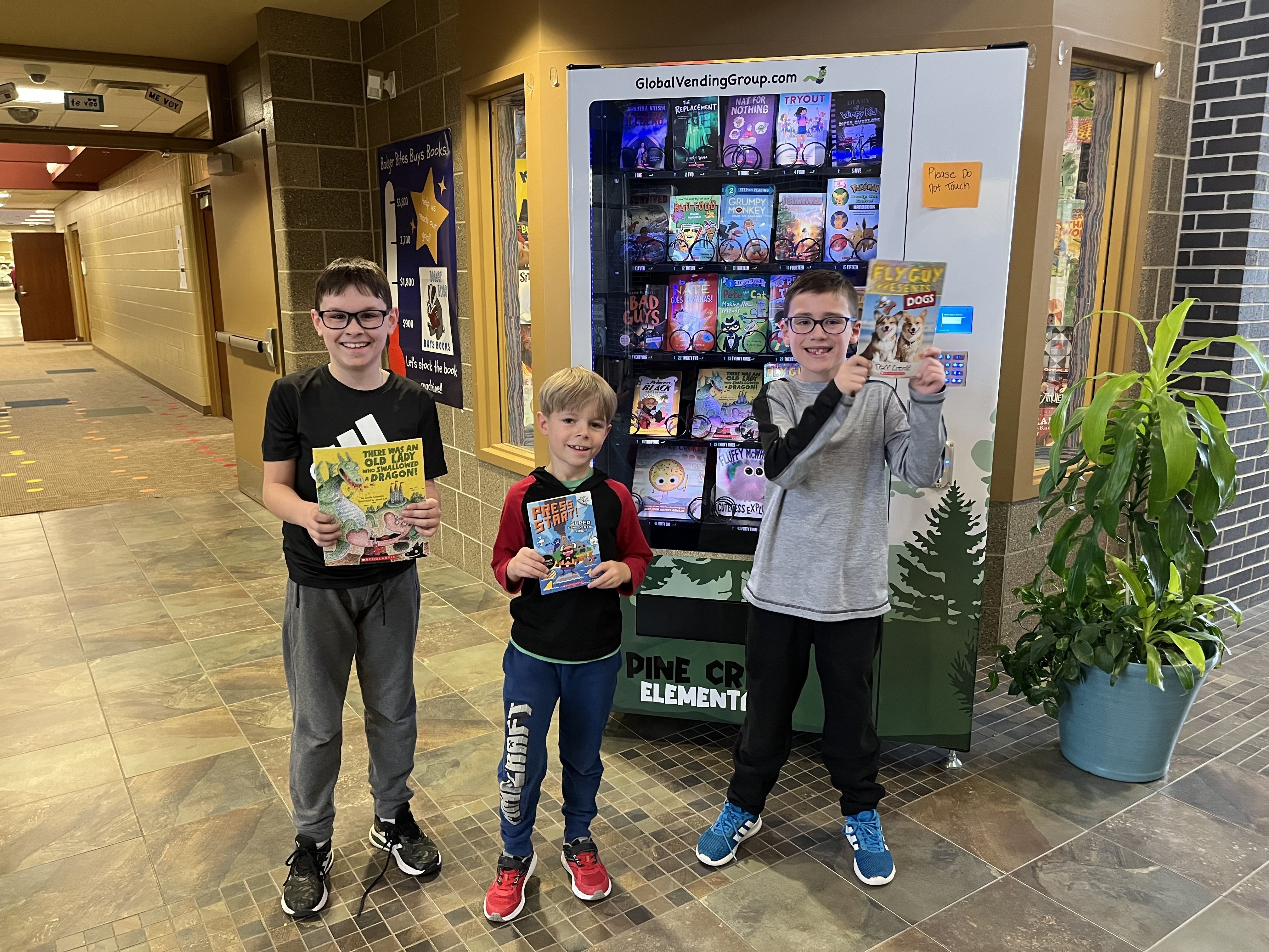 Book Vending Machine Pilot Program at Pine Creek Elementary