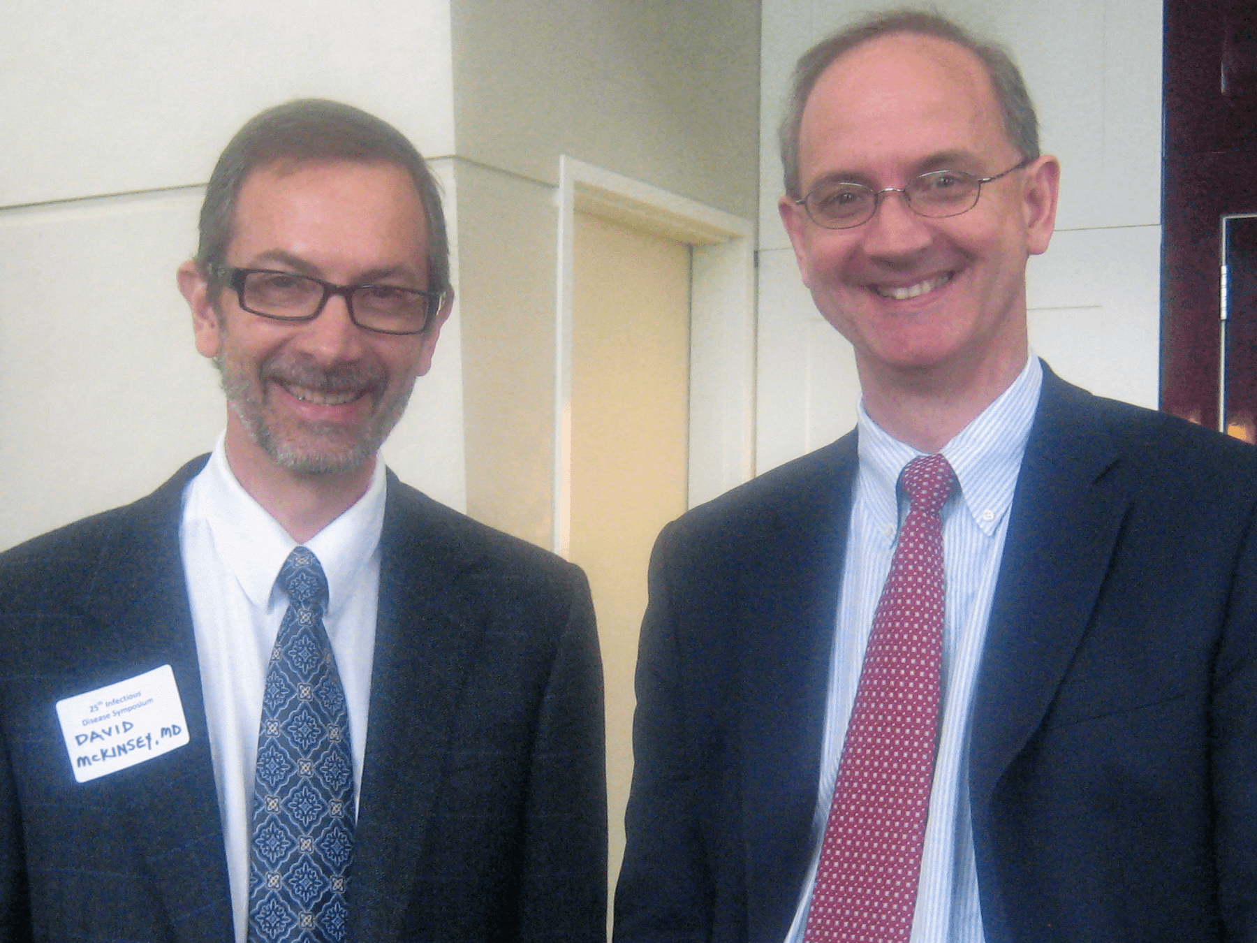 Dr. David McKinsey and Dr. Joel McKinsey plan infectious disease symposium