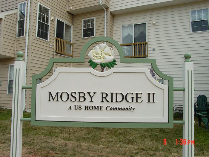 Mosby Ridge Community Sign