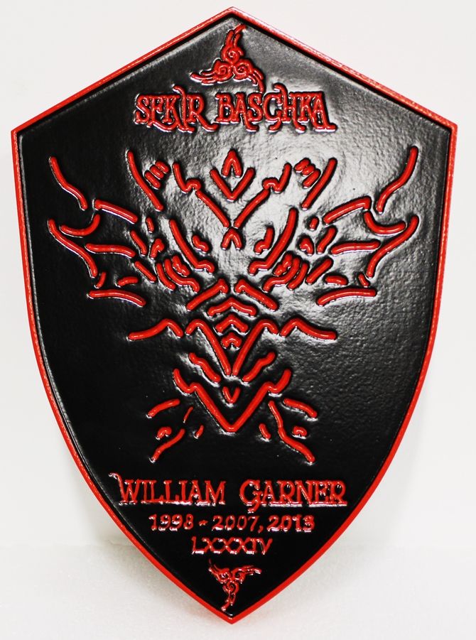 UP-3275 - Shield Plaque of "Sekir Baschka"