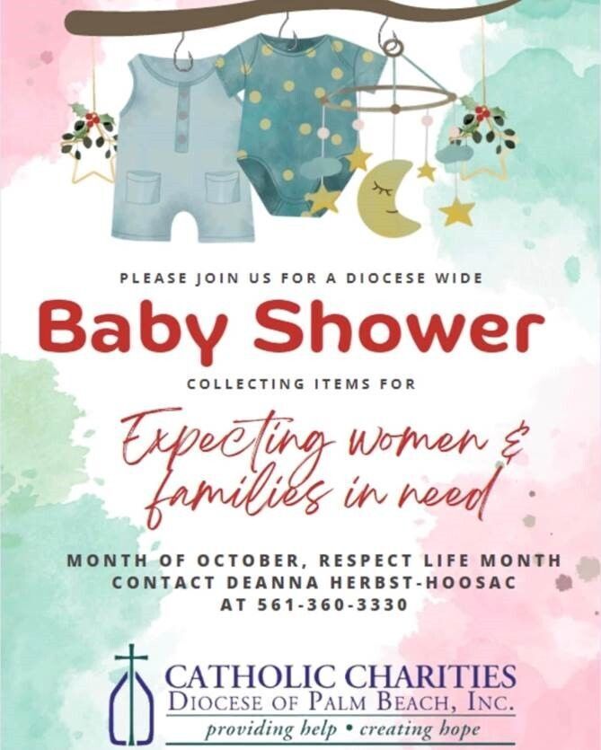 Respect Life Month - Baby Shower
