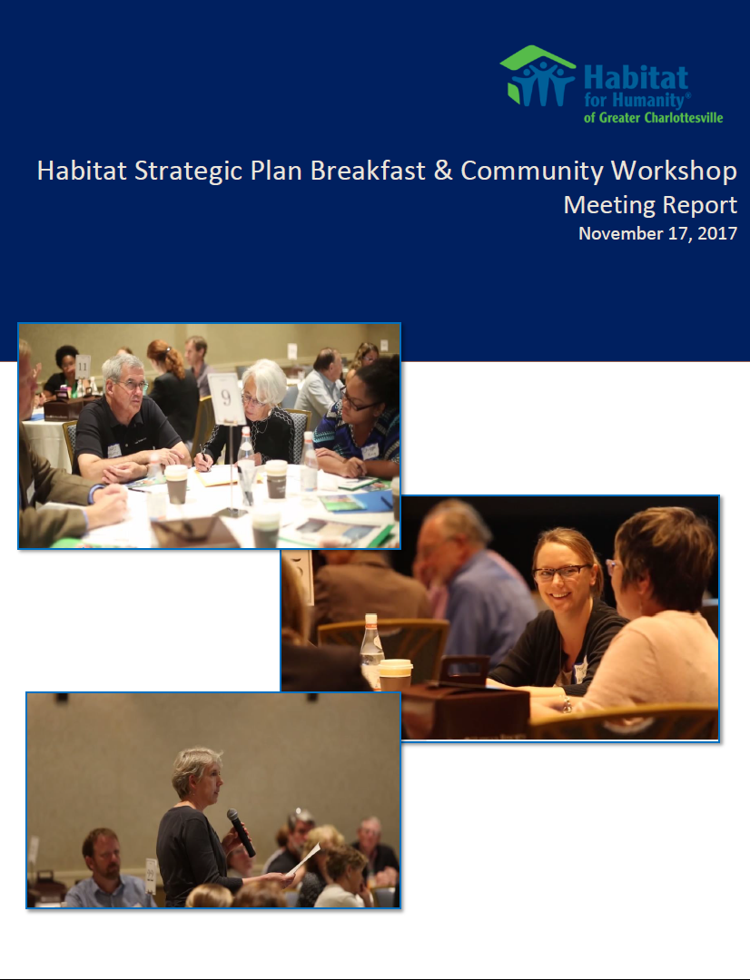HFHGC Strategic Planning & Community Workshop Report