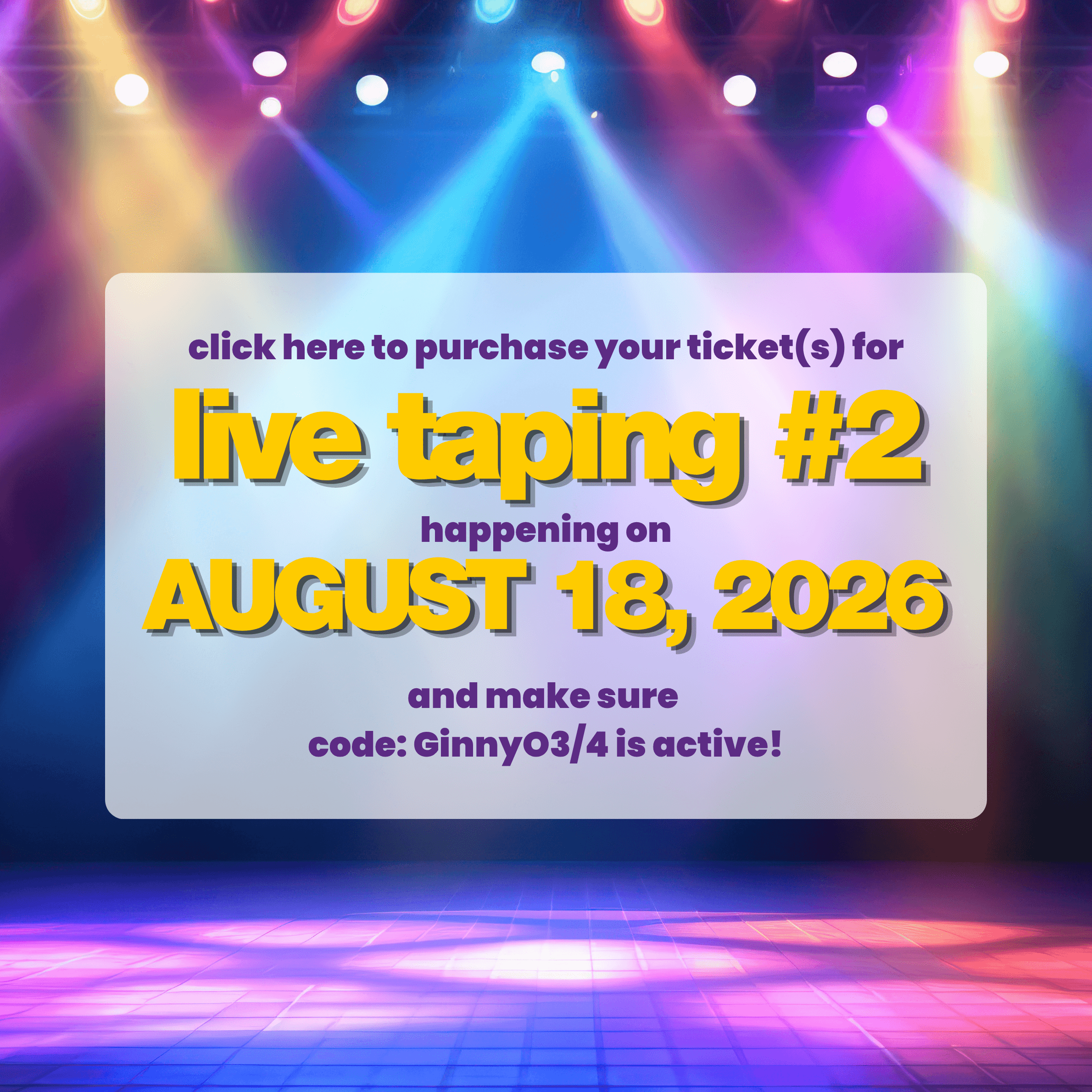 Live Taping #2