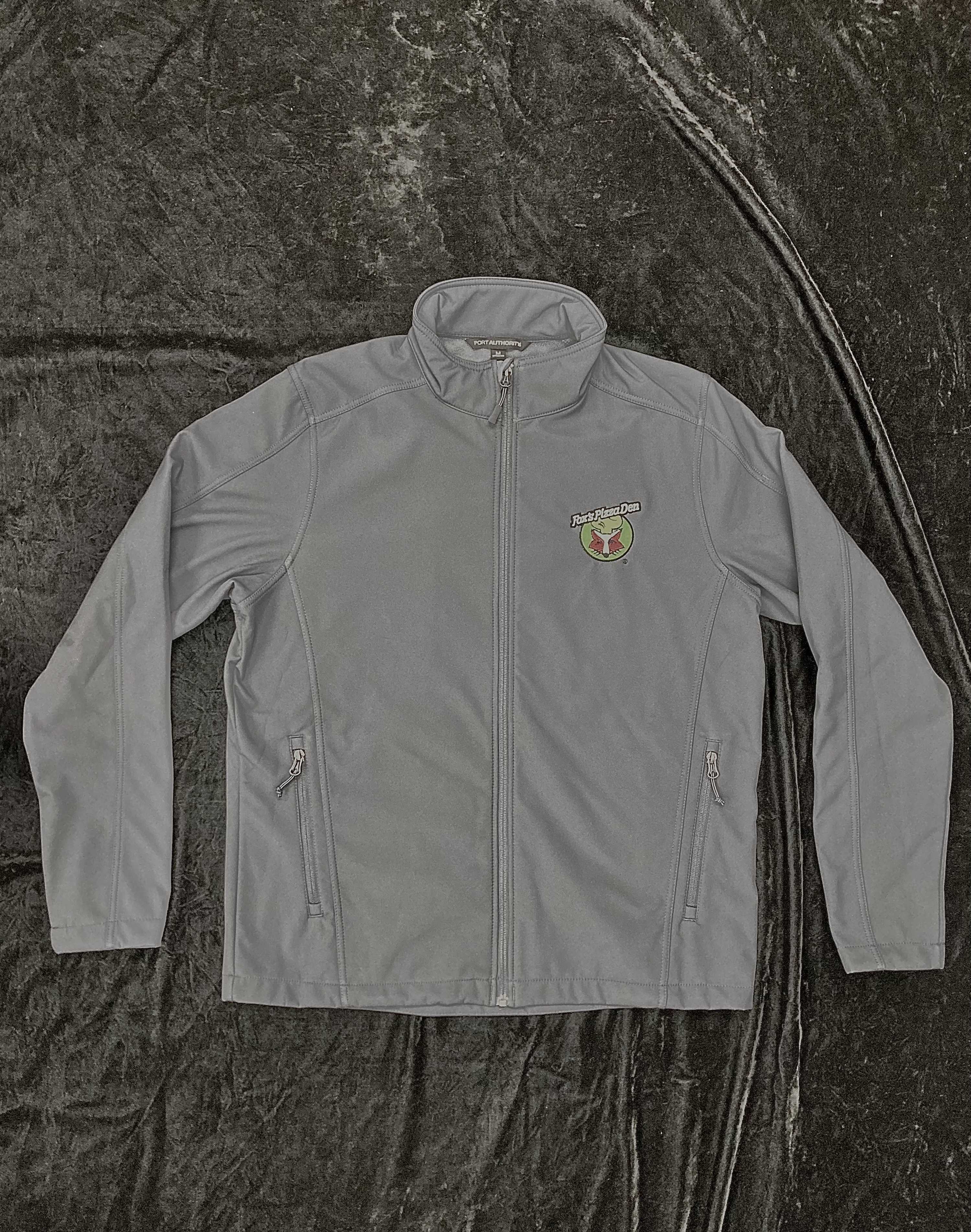 SALE Fox's Logo - Medium Grey Full-Zip Jacket