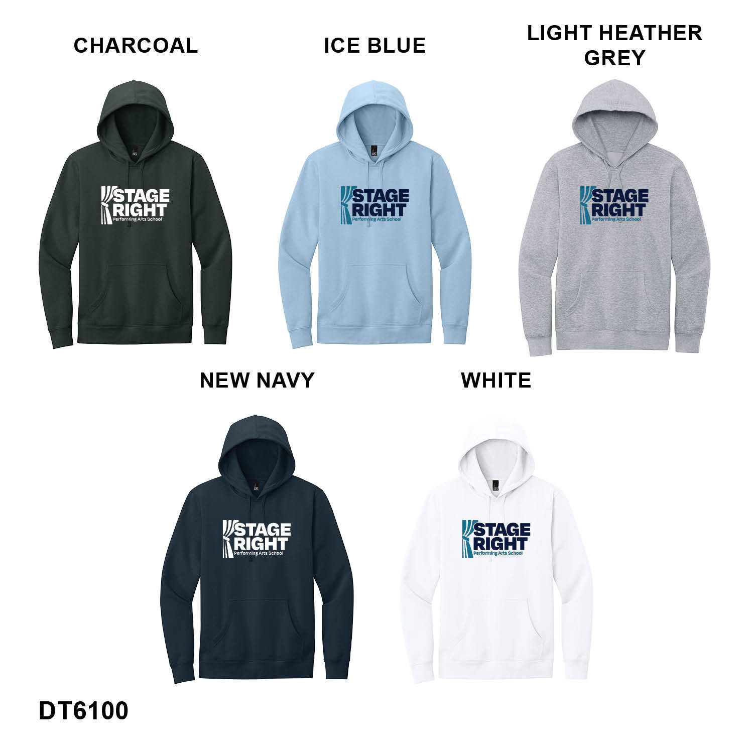 2026 NEW STAGE RIGHT LOGO - UNISEX District® V.I.T.™ Fleece Hoodie