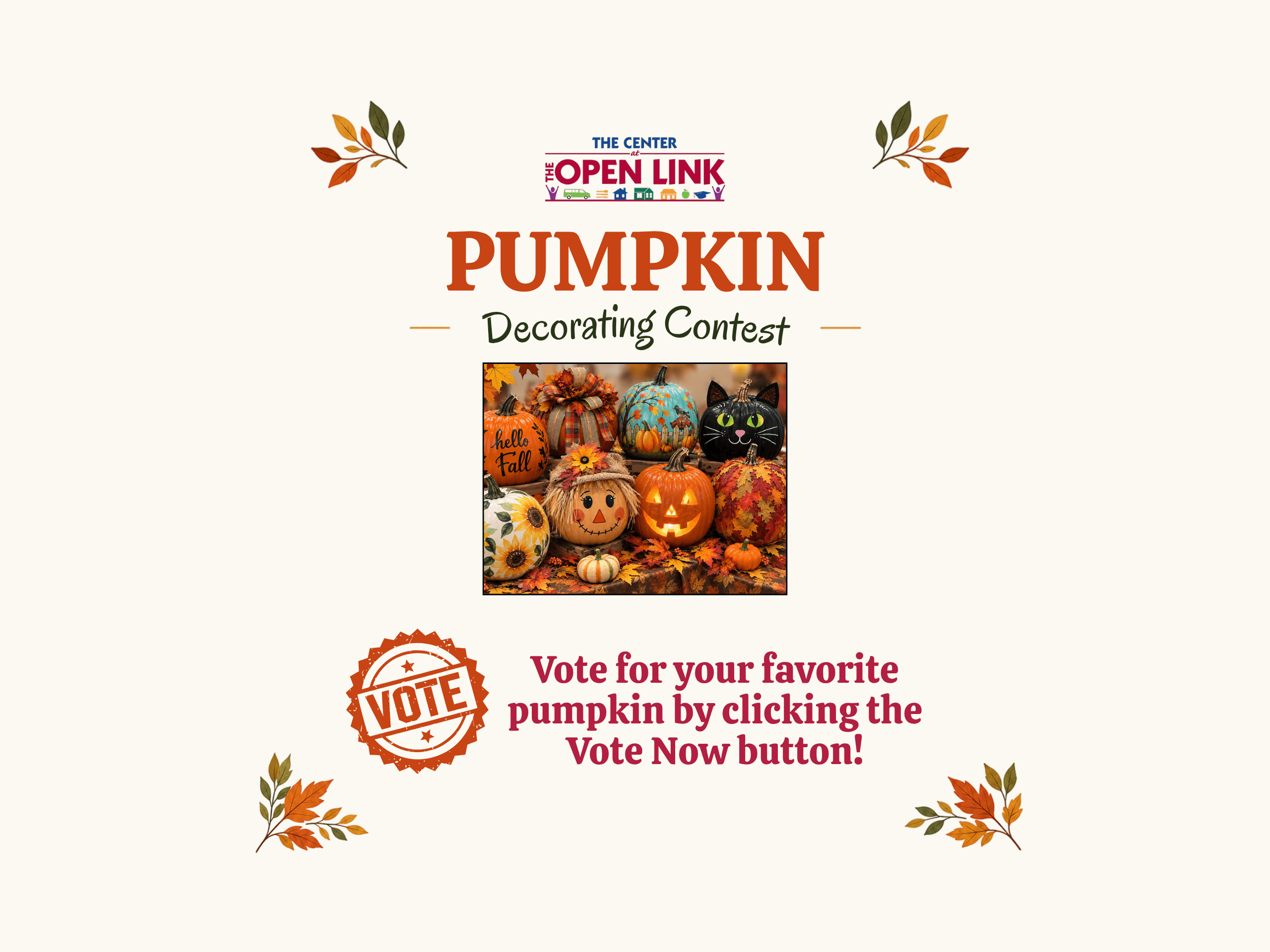 Pumpkin Decorating Contest - Vote Now!