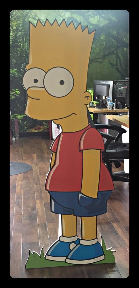 Custom cutout for B-Day Party 