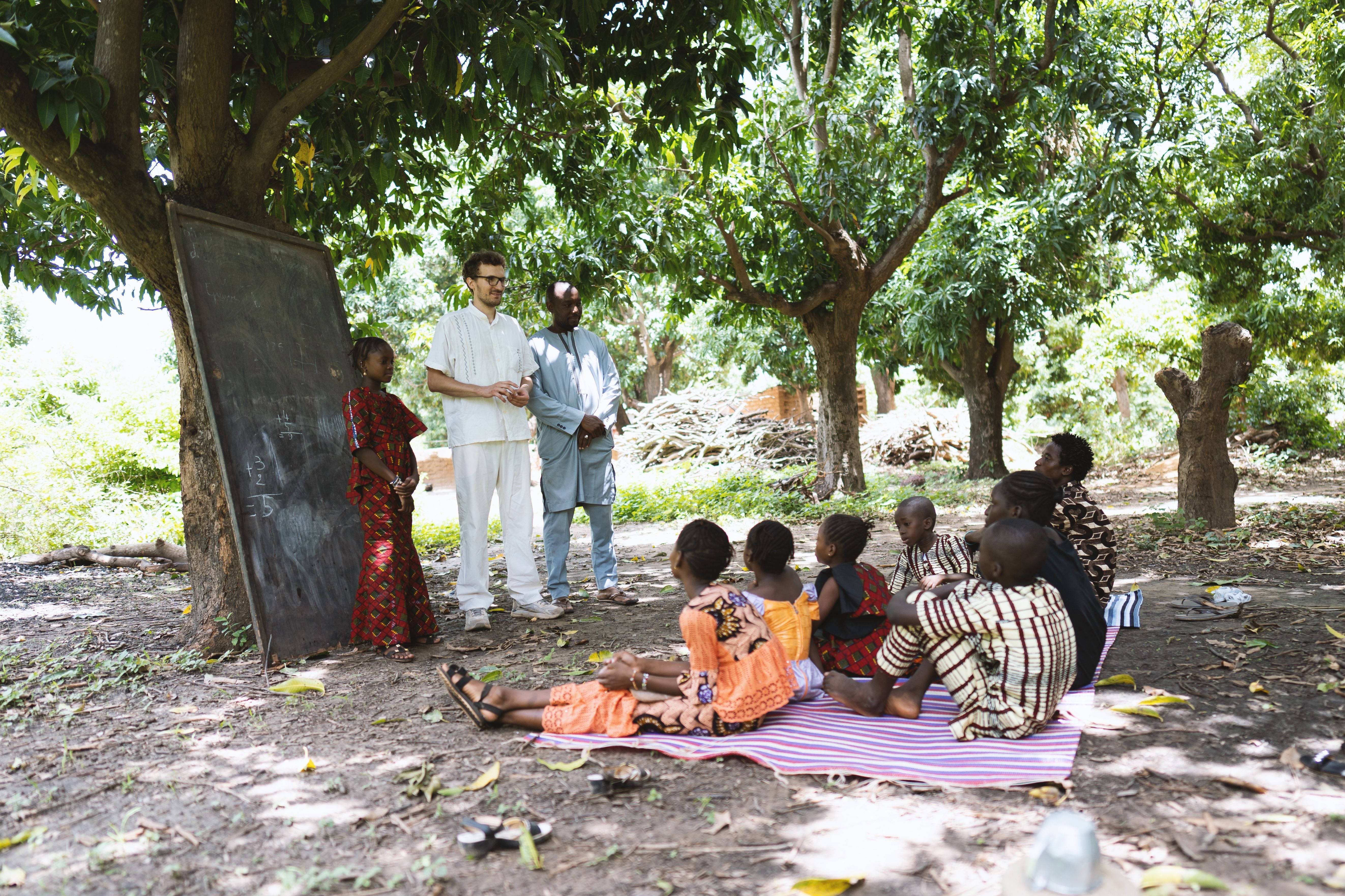 Missionary Teaching Children