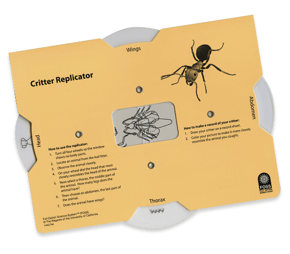 Critter Replicator Trapped Dial Volvelle