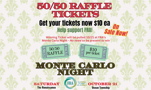 GET YOUR 50/50 RAFFLE TICKETS NOW!
