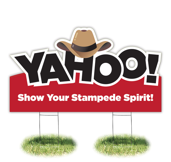 Lawn Sign: Yahoo-01