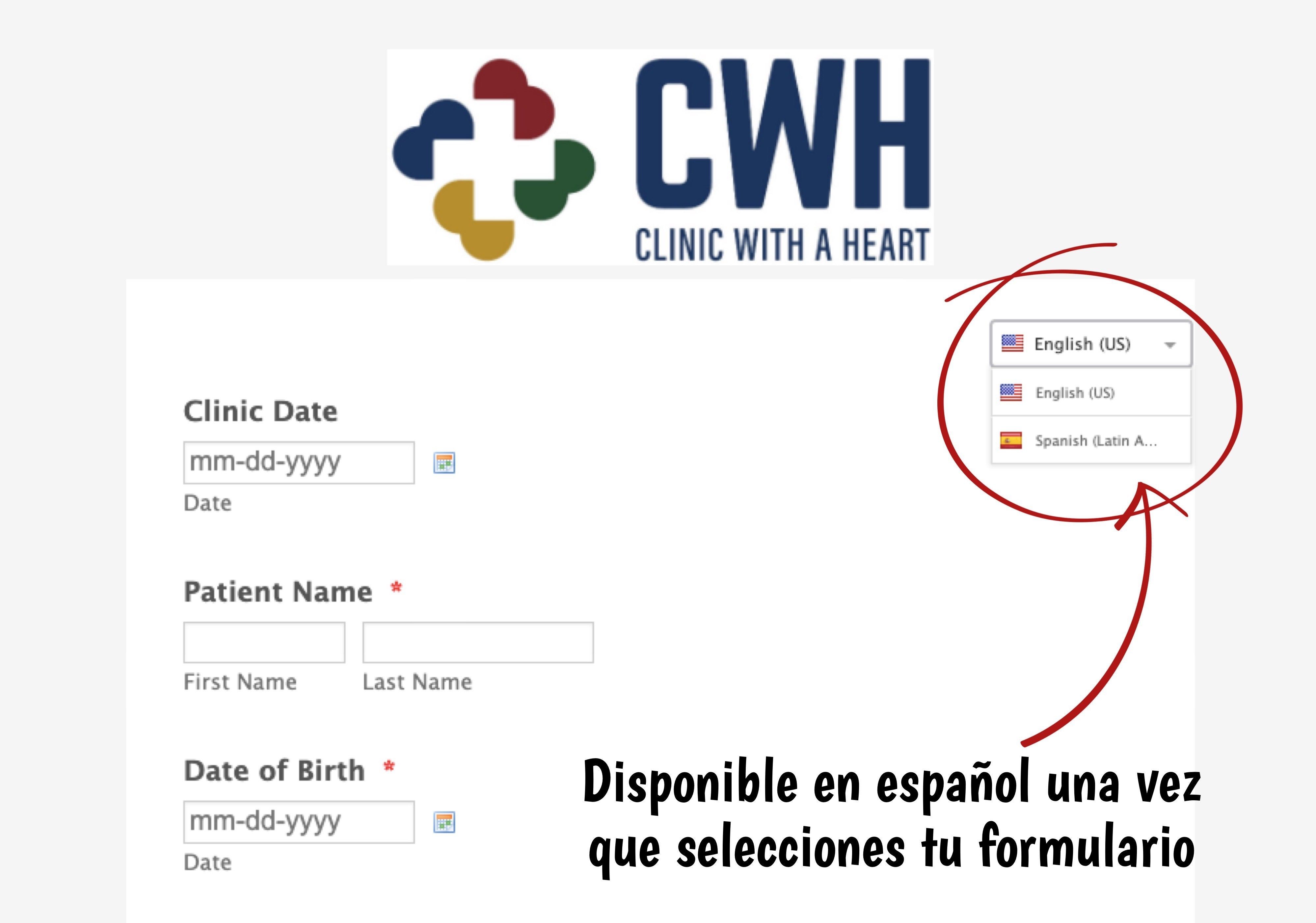 Clinic With A Heart Patient Forms