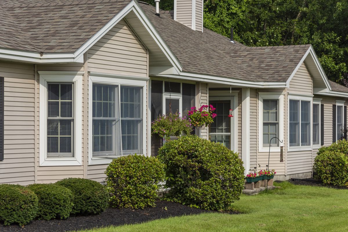 Back of cottage