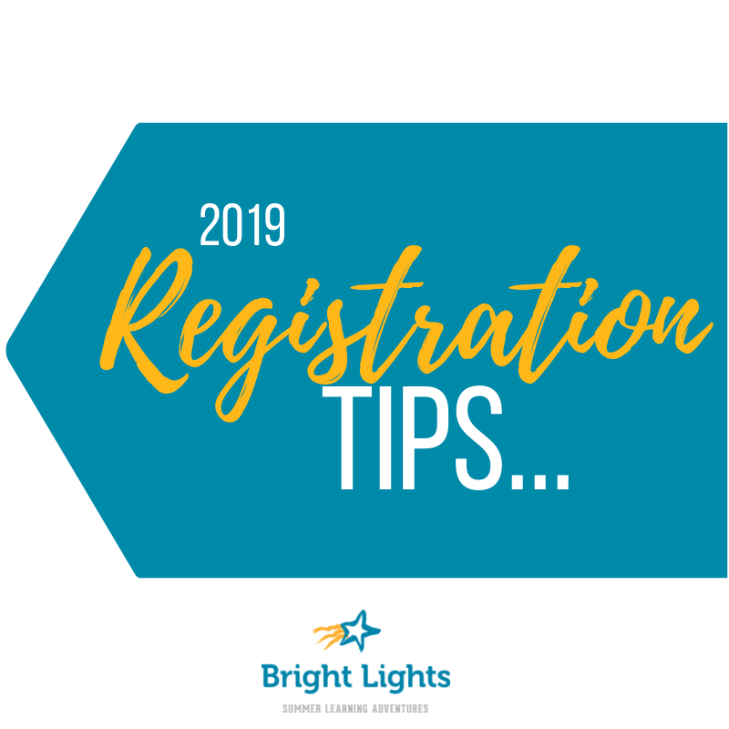 Tips for Registration 2019