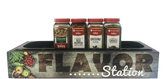 Wood Grain Flavor Station - Single Pan
