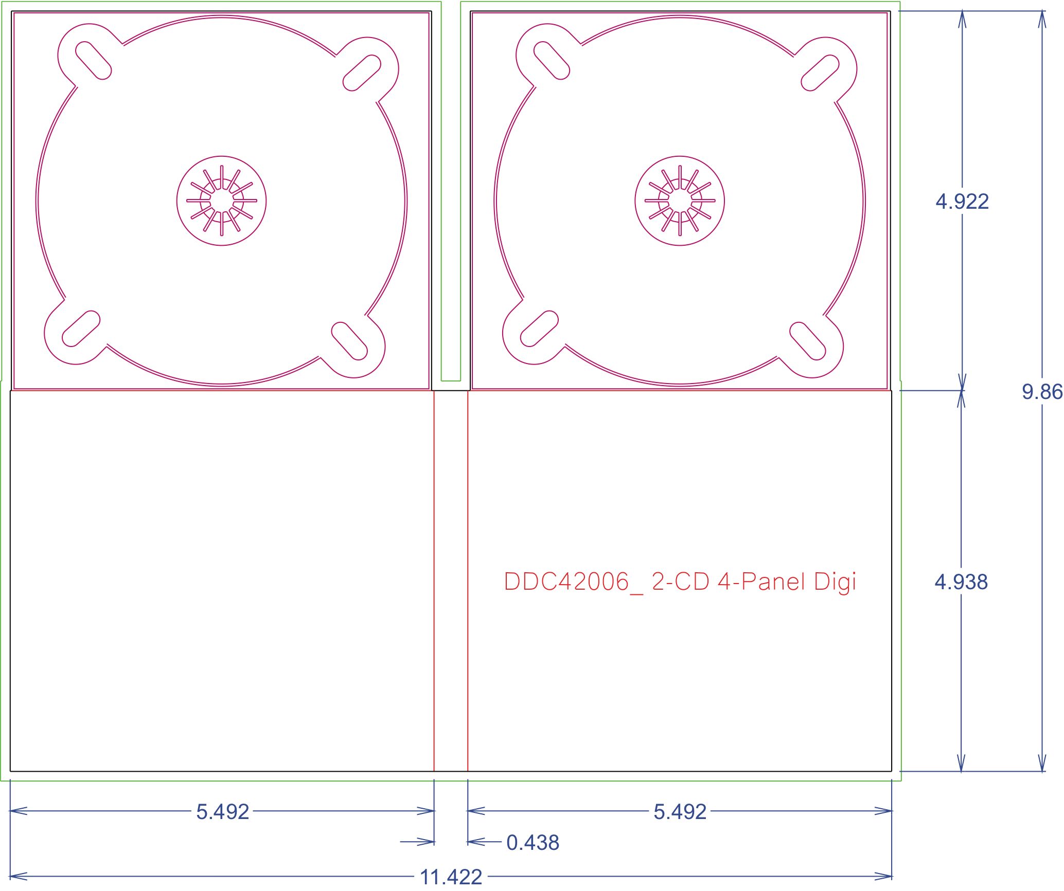 DDC42006 - 4 Panel Digi 2 CD