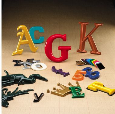 Formed Plastic Letters