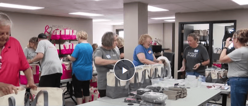'Pay it forward': Omaha nonprofit packs and distributes kits for people with breast cancer