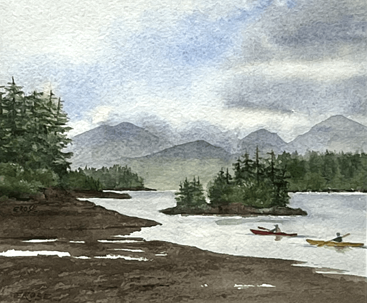 "Kayaking the Tongass Narrows" - Elizabeth Rose Chambers 