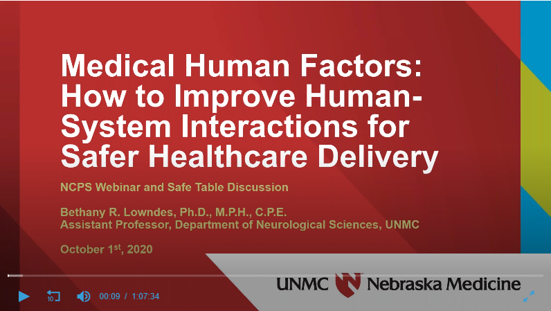 Human Factors in Safer Healthcare Delivery