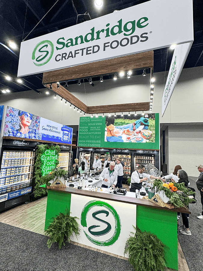 Trade show booth display graphics