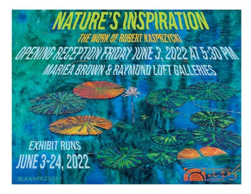 Nature's Inspiration Opens June 3, 2022 at 5:30pm