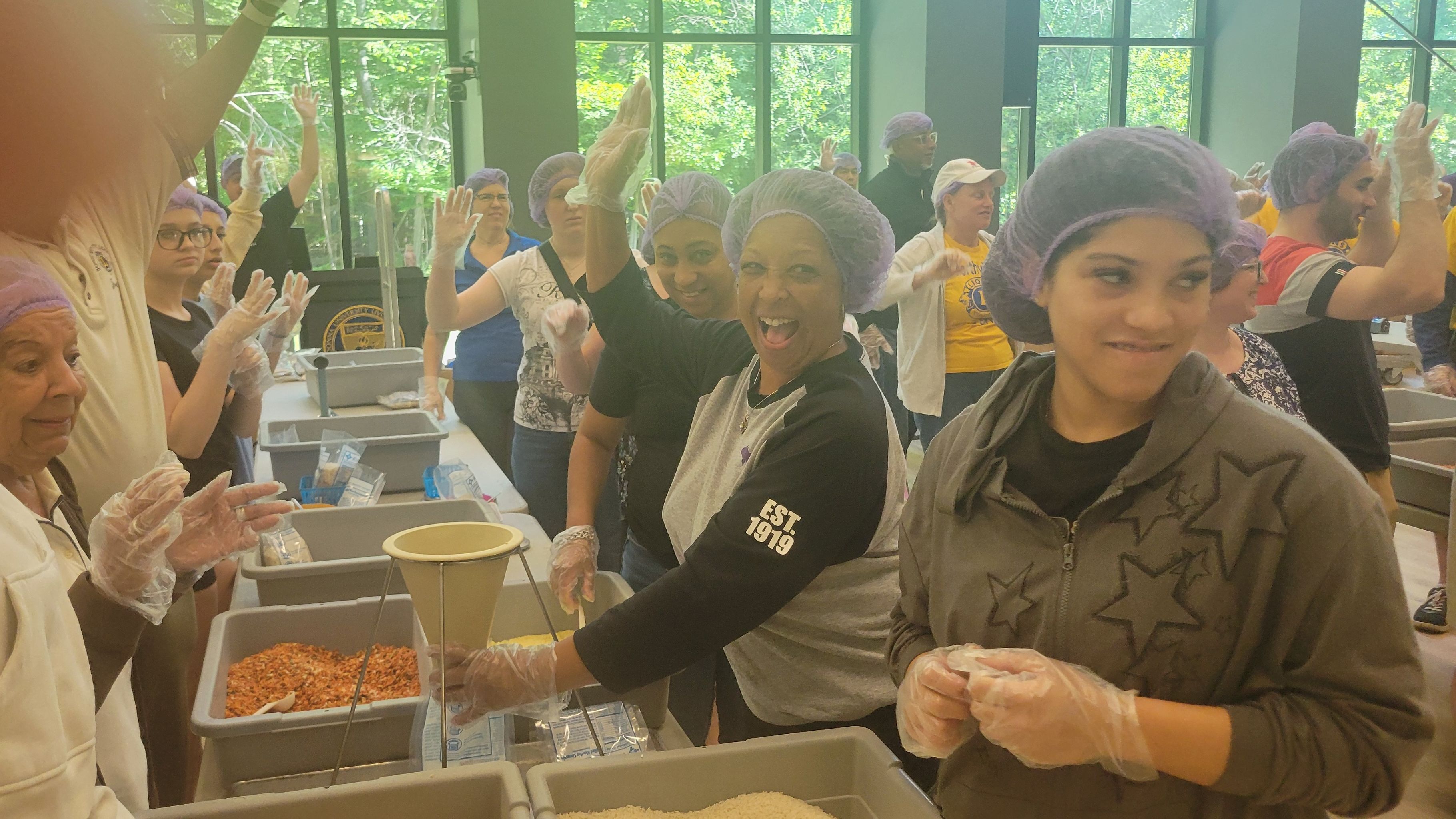 meal packing line