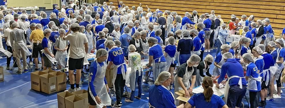 60,000 meals packed for people overseas in need