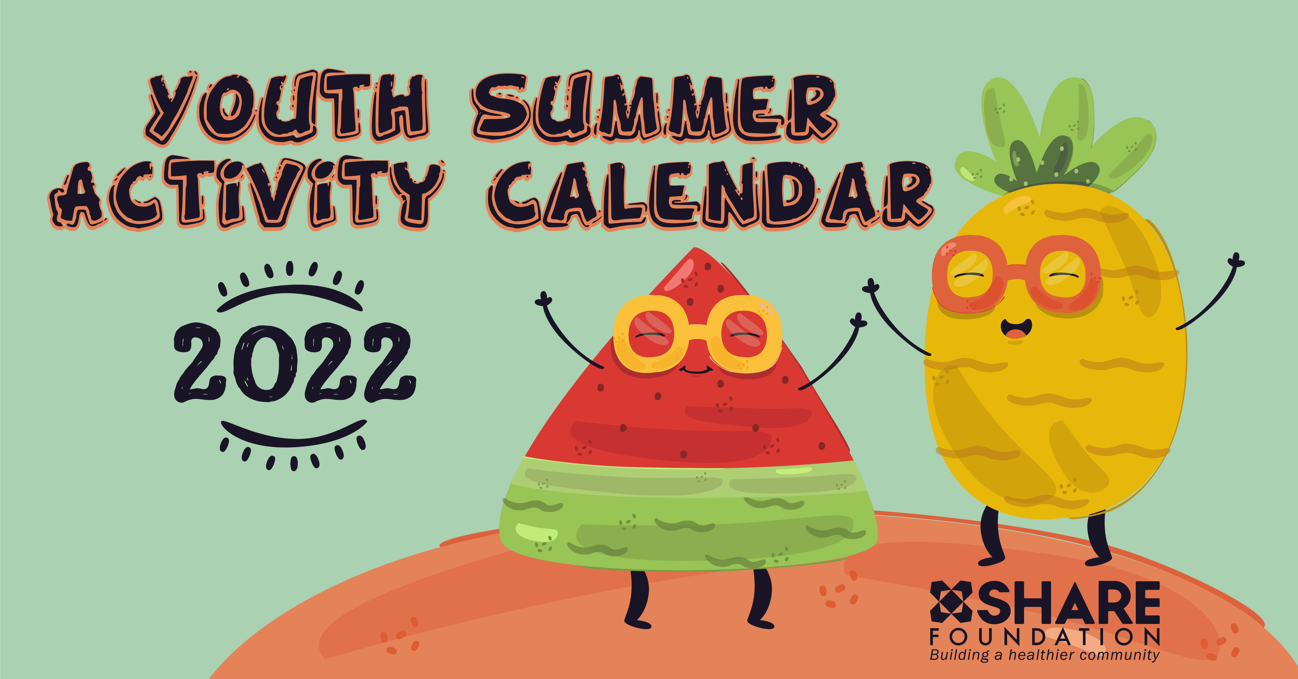 SHARE Foundation Youth Summer Activity Calendar Available
