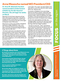 Spring Focus on the Region is Now Online!