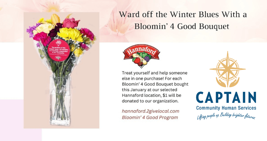 Bloomin' for Good at the Clifton Park Hannaford this January!
