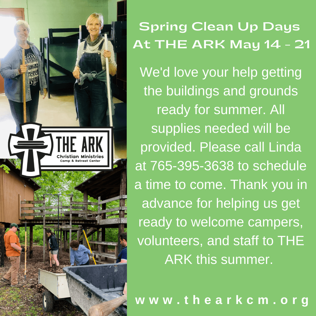 2022 Spring Clean Up Days at THE ARK