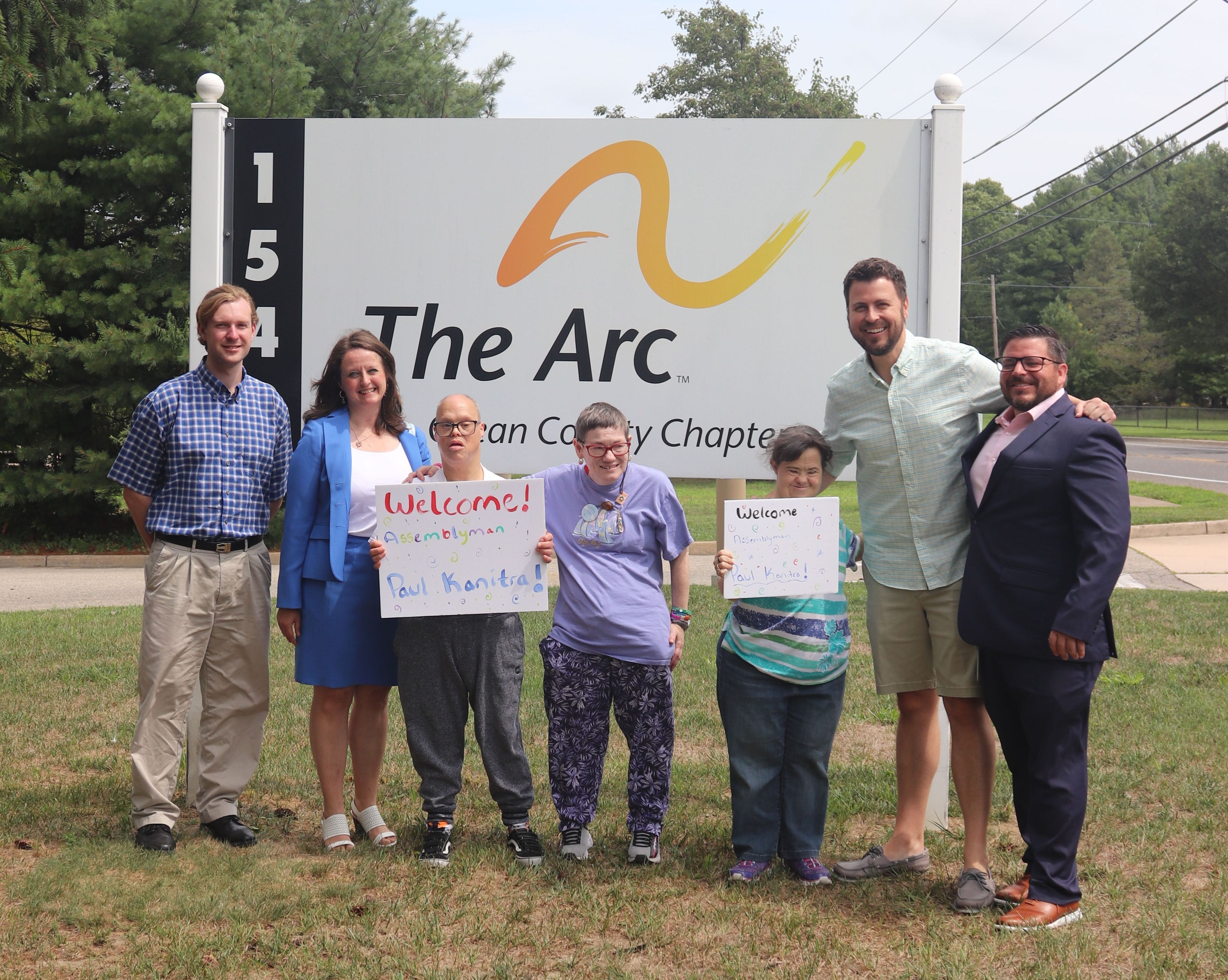 Arc Ocean participants and staff with Assemblyman Paul Hendel 