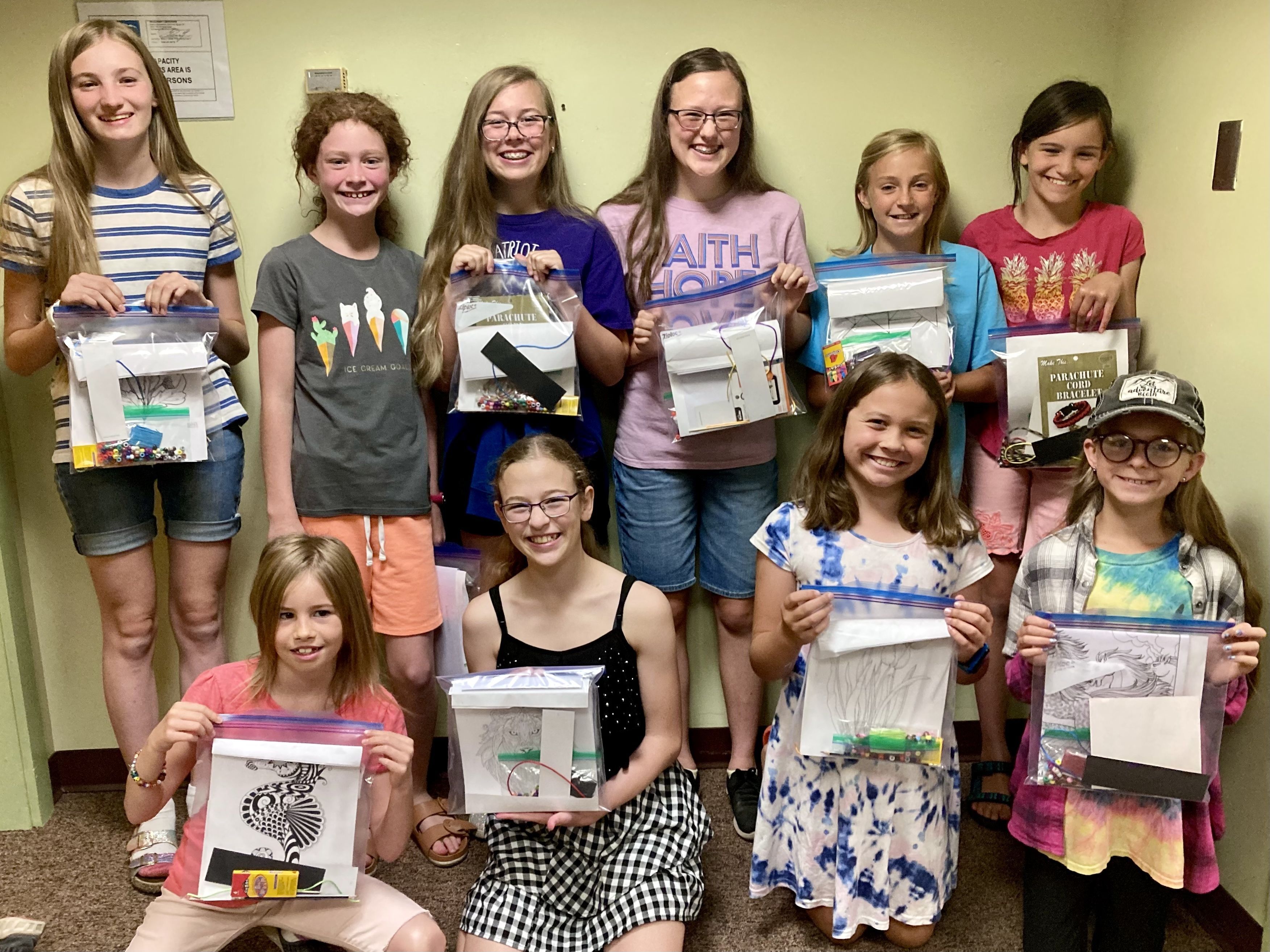 American Heritage Girls Craft Bags