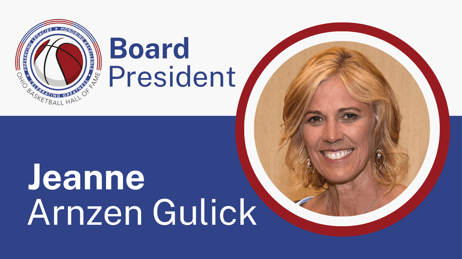 Jeanne Arnzen Gulick named the OBHOF Board President