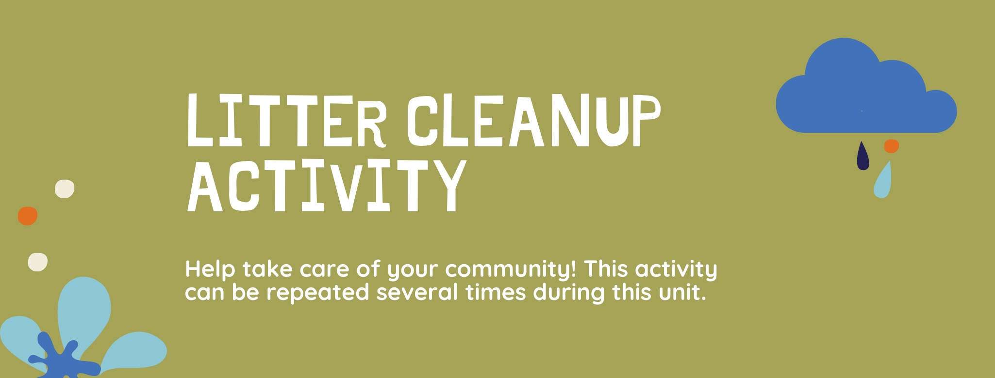 Litter Cleanup Activity