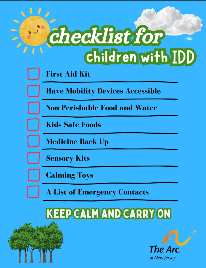 Checklist for Children with IDD