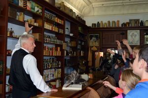 School Group in the General Store