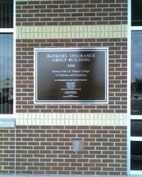 Bank Foundation Plaque
