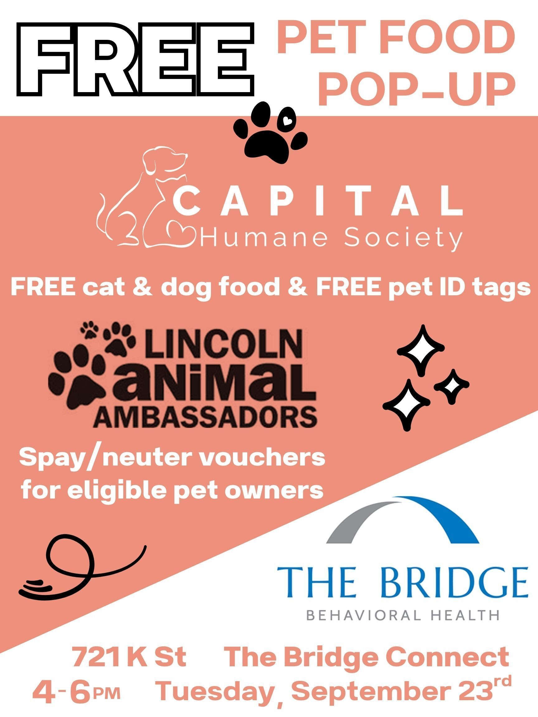 Free Cat & Dog Food and Free Pet ID Tags